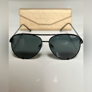 Brand New QUAY Women’s Aviator’s 171 Polarized High Key Mini 6 Sunglasses